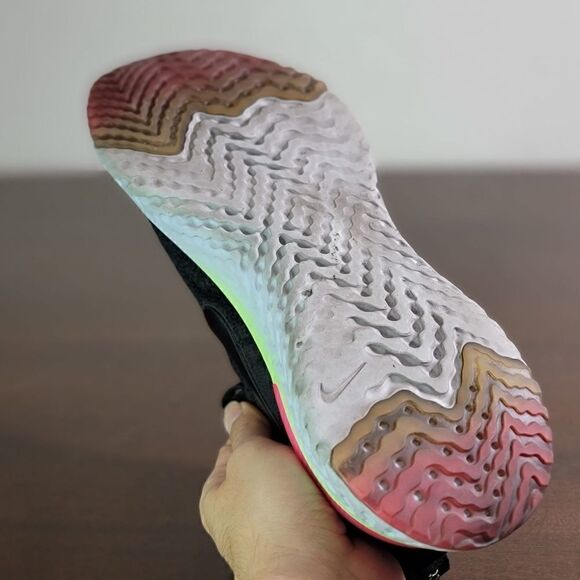 Nike Epic React Flyknit 2 Men\'s Running Shoes Size 10 Black White Gray Comfort main image 10